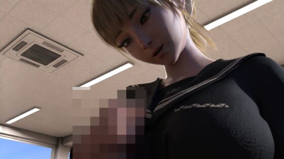 【▲100】生徒会長の一ノ瀬廻里は学校の物理の先生が大好き？放課後の教室で先生の男根をニギニギシコシコして誘惑しちゃう。(Libido-Labo) - FANZA同人
