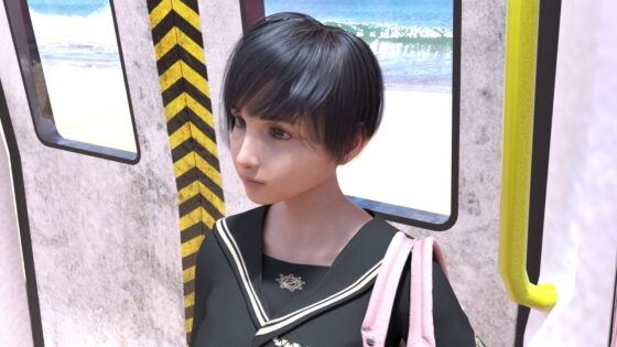 【●△100】御手洗保守（みたらいやすもり）の盗撮稼業シリーズ:007 電車の中で出くわしたショートヘアお目々パッチリの学生さん。それがなんと校内でパンチラ盗撮されまくりだった『激ミニちゃん』だったと気付いた保守は大興奮して盗撮＆尾行に及ぶ！(Libido-Labo) - FANZA同人