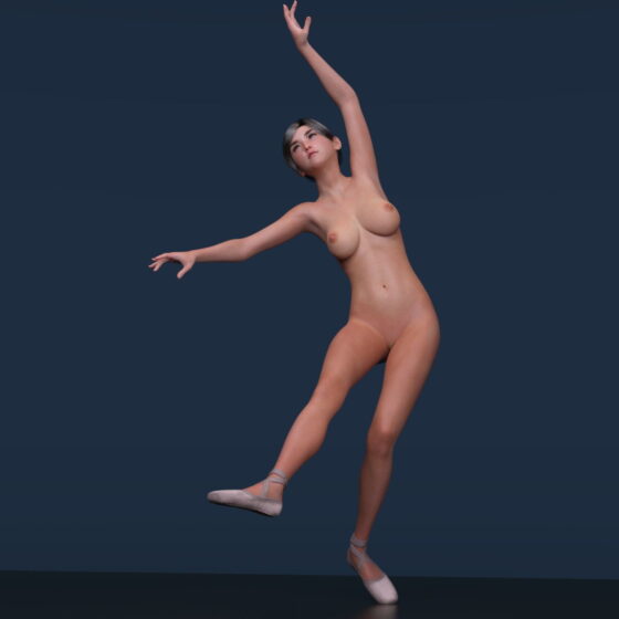 全裸のバレリーナ(β-かざは) - FANZA同人