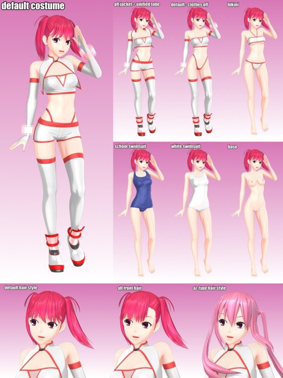 ImagieGirls アイリスちゃん V2 - mod.A2 [VRキャラクター製作所] | DLsite 同人 - R18