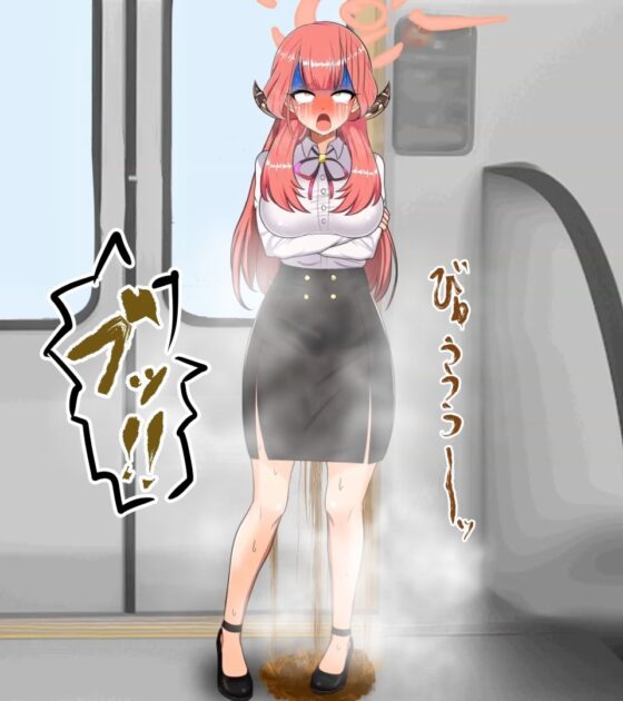 便意我慢＆着衣脱糞アニメーション（7） 陸八◯アル(便意我慢研究会) - FANZA同人