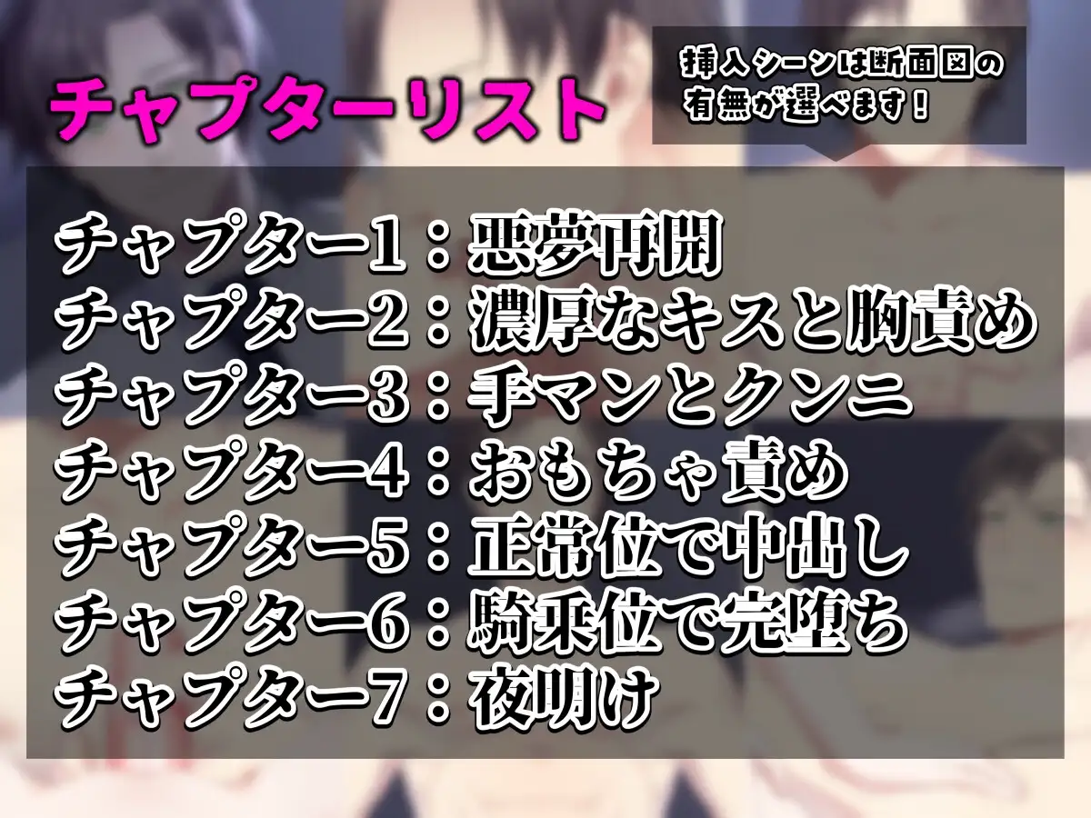 【総尺70分!】歪んだ悪夢に囚われる【LIVE2D×バイノーラル音声×フルアニメーション】 [parasite garden] | DLsite がるまに