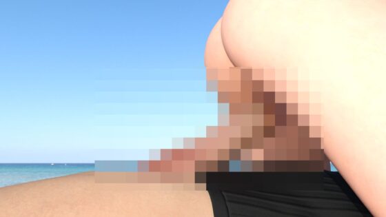 【△100●100】巨乳スレンダーの最高にセクシーな学生格闘家が、グラビア撮影の名目で南国へ。しかし最初からハメ撮りAV撮影目的という悪徳プロダクションだった（05:騎乗位その1トップレス版）(Libido-Labo) - FANZA同人