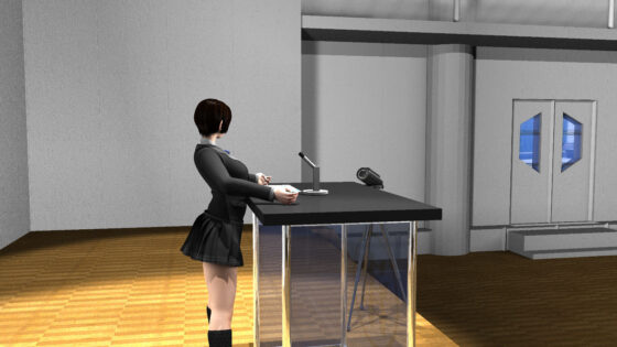 【▼△50】激ミニちゃんは学校で生徒会長でもあります。ブラック校則の数々に対して矢継ぎ早に改正案を提案する彼女。しかし放送部の暗躍により演説中のスカート内を真下から盗撮される彼女！シリーズ002『パンティの自由化に続き、ブラジャーの自由化について』(Libido-Labo) - FANZA同人