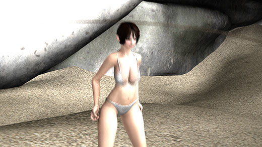 いよいよ激ミニちゃんがグラドルデビュー！？南の島での白ビキニでの水着動画撮影の様子が、どういうわけか情報漏洩した模様。ビキニで縄跳びをさせらておっぱいがそれはもうブルンブルンに跳ね回るというエロ動画。(Libido-Labo) - FANZA同人