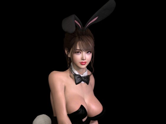 韓国メイクのバニーガールの3DCGアニメーション (VR) [Celestial] | DLsite 同人 - R18
