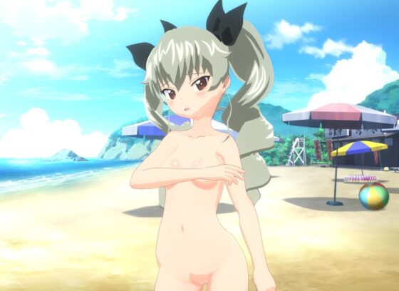 【VRM 同人作品】ガルパン アンチョビ (水着) [Type X] | DLsite 同人 - R18