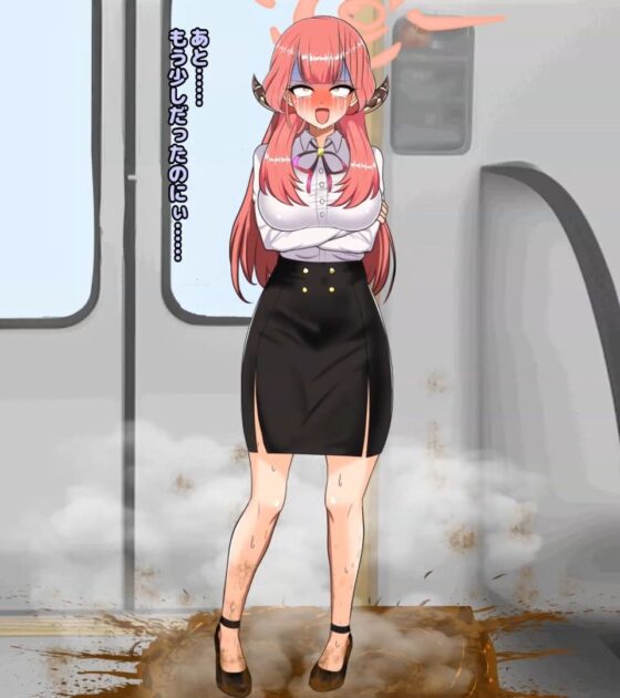 便意我慢＆着衣脱糞アニメーション（7） 陸八◯アル(便意我慢研究会) - FANZA同人