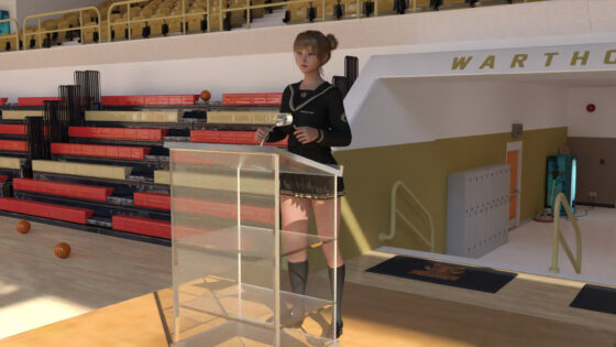 【▲100】一ノ瀬廻里生徒会長、ブラック校則の改正に挑む。（演説020:学園祭のホラーハウスにおける痴●被害について編）(Libido-Labo) - FANZA同人