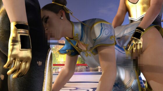 【△100】スゴいフトモモの中華系女性格闘家が犯○れてしまう（シリーズ09:3Pフェラ）(Libido-Labo) - FANZA同人