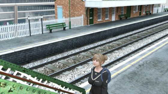 一ノ瀬廻里・早朝の駅で階段を昇っているところを背後からスカート内盗撮される（PV02_過激な白ハート柄サテン地パンティ編）(Libido-Labo) - FANZA同人