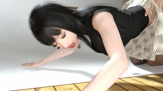 【▲100】女性モデル「西陣郁奈（にしじんかな）」見えそうで見えない『寸止め』モデルとしてバズり出していた彼女だったが、悪徳カメラマンの毒牙に掛かり、撮影後にレ○プされてしまう。（シリーズ02:ミニスカバック）(Libido-Labo) - FANZA同人