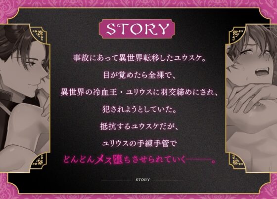 異世界転移したら冷血王にメス堕ちさせられた件について [ナイショのBoys♂シアター] | DLsite がるまに