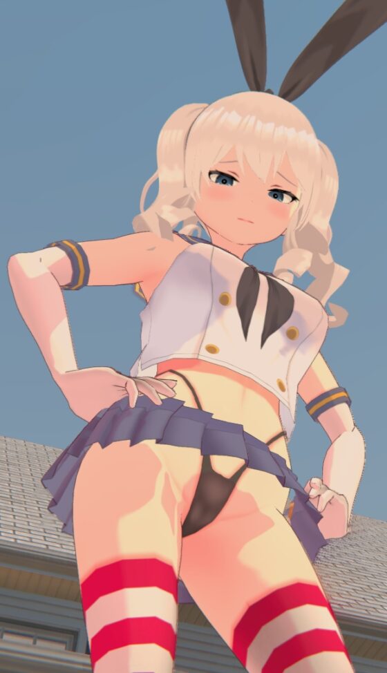 【VRM 同人作品】島風コス鹿島(艦○れ) [Type X] | DLsite 同人 - R18