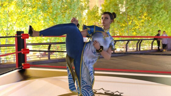 【△100】スゴいフトモモの中華系女性格闘家が犯○れてしまう（シリーズ07:立ちバック）(Libido-Labo) - FANZA同人