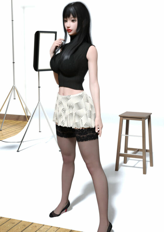 【▲100】女性モデル「西陣郁奈（にしじんかな）」見えそうで見えない『寸止め』モデルとしてバズり出していた彼女だったが、悪徳カメラマンの毒牙に掛かり、撮影後にレ○プされてしまう。（シリーズ08:ミニスカ横バック）(Libido-Labo) - FANZA同人