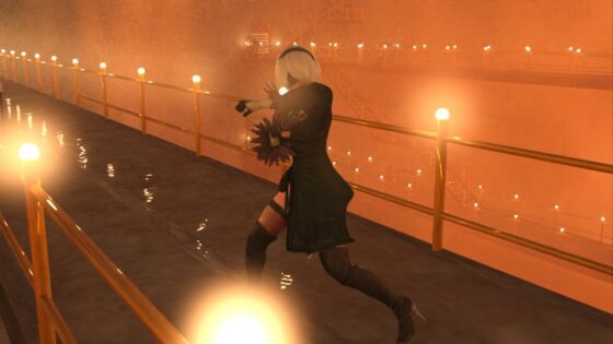 【△100●100】どこぞの地球防衛アンドロイド。敵を排除するために廃工場に潜入したが、セクシーすぎるその義体のせいで現地の人類レジスタンス男性にヤられてしまう。（下着姿・立ちバック編）(Libido-Labo) - FANZA同人