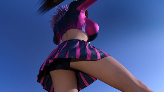 【●100△100】巨乳スレンダーの最高にセクシーな学生チアリーダーが、彼女の姿を見て興奮したアメフト部員男子に無理矢理犯●れてしまう（01:正常位）(Libido-Labo) - FANZA同人