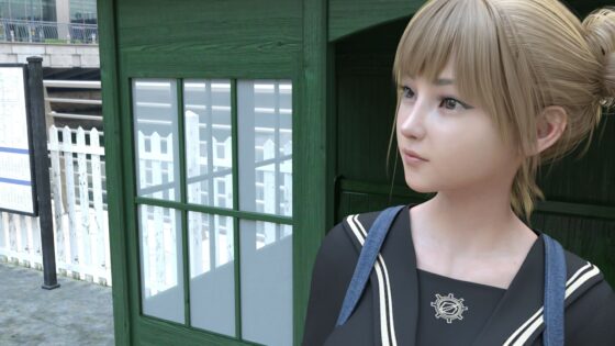 早朝の駅で常軌を逸したスカートの短さの女子学生を見かけた。（004:一ノ瀬廻里・綺麗でそそるナマ脚とご尊顔をじっくり撮影＆その後スカート内盗撮）(Libido-Labo) - FANZA同人