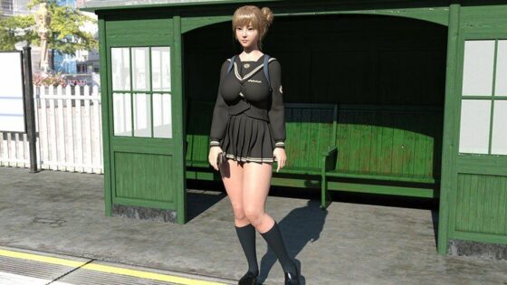 早朝の駅で常軌を逸したスカートの短さの女子学生を見かけた。（002:一ノ瀬廻里・真下盗撮視点パンチラ動画プラス）(Libido-Labo) - FANZA同人