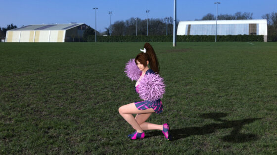 【●100△100】巨乳スレンダーの最高にセクシーな学生チアリーダーが、彼女の姿を見て興奮したアメフト部員男子に無理矢理犯●れてしまう（04:横バック）(Libido-Labo) - FANZA同人