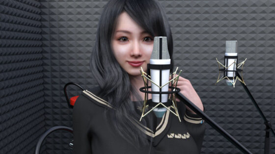 【△50】荻野玲那は声優としても活躍中！官能小説の朗読収録に出向いて、エッチな内容のスクリプトを読みまくる彼女。シリーズ062『●●の通学満員電車で痴●…パンツの上からクリを撫でられると…』編(Libido-Labo) - FANZA同人