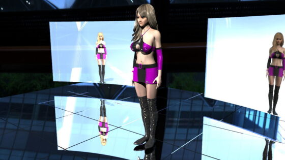 【新技術導入！】レースクイーンがモーションキャプチャのダンスで踊り狂う様子を下の方からカメラ搭載ドローンで盗撮するという男性ならだれもが妄想するシチュエーション（スカートの中に突入するドローンが捉えた動画プラス編）(Libido-Labo) - FANZA同人